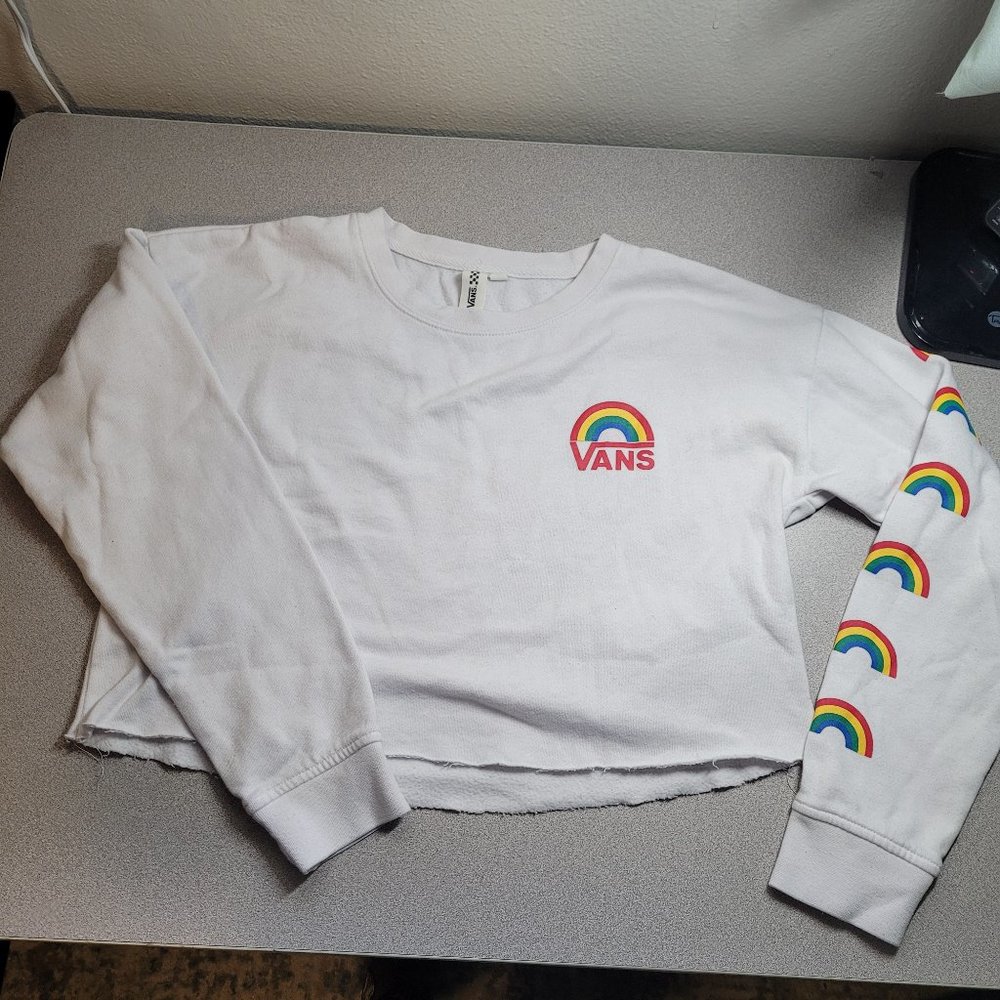 Vans Rainbow Crop Top Sweater